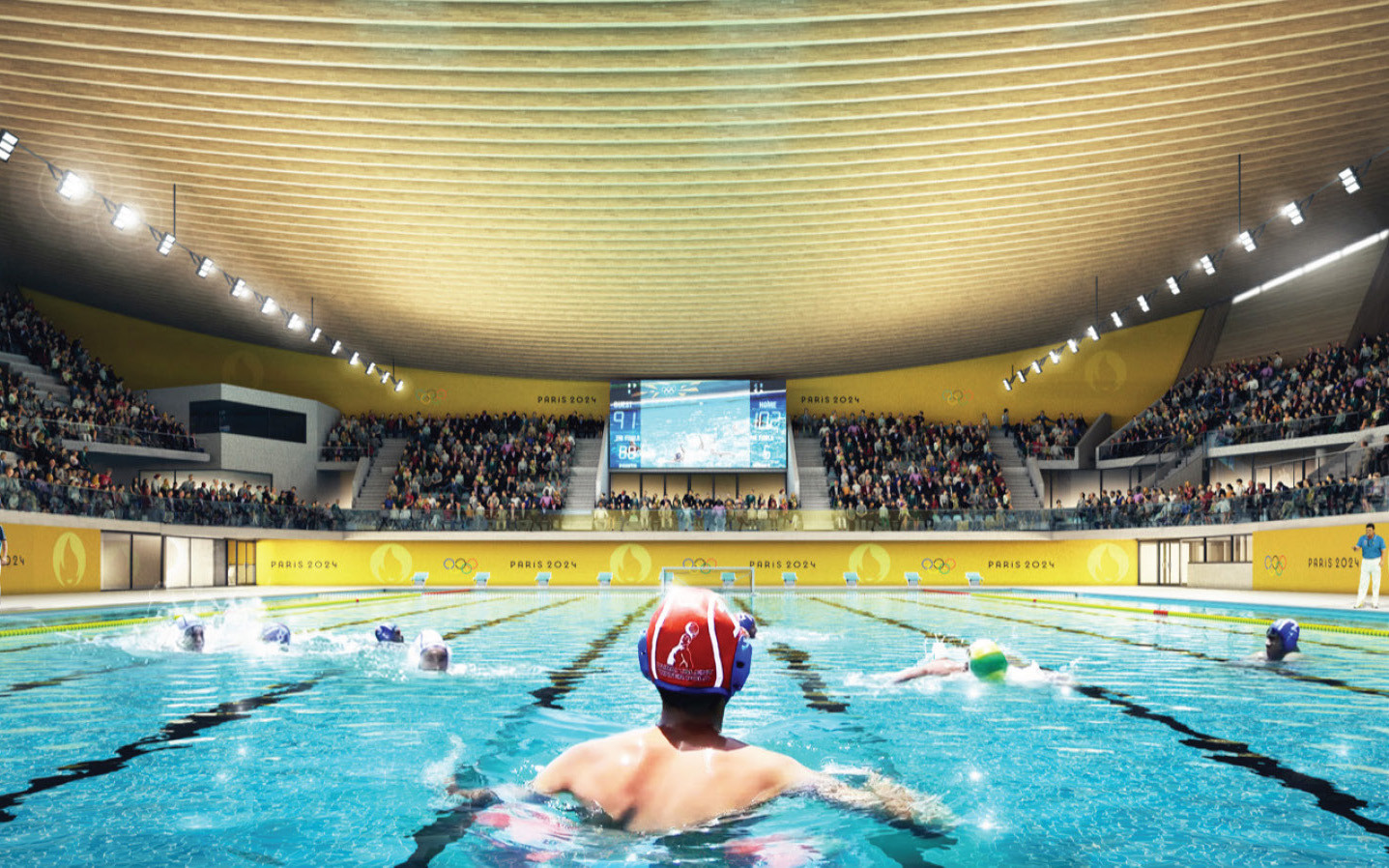 Olympic Aquatics Centre, Paris 2024 sbp